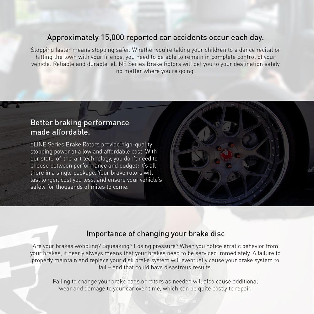 R1 Concepts [REAR] Black Edition DRILL/SLOT Brake Rotors & Semi-Met Brake Pads RBC.6509602