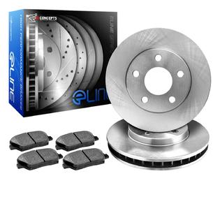 eline kit camry 4l toyota le 2007 2009 brake rotors pads blank ceramic specifications
