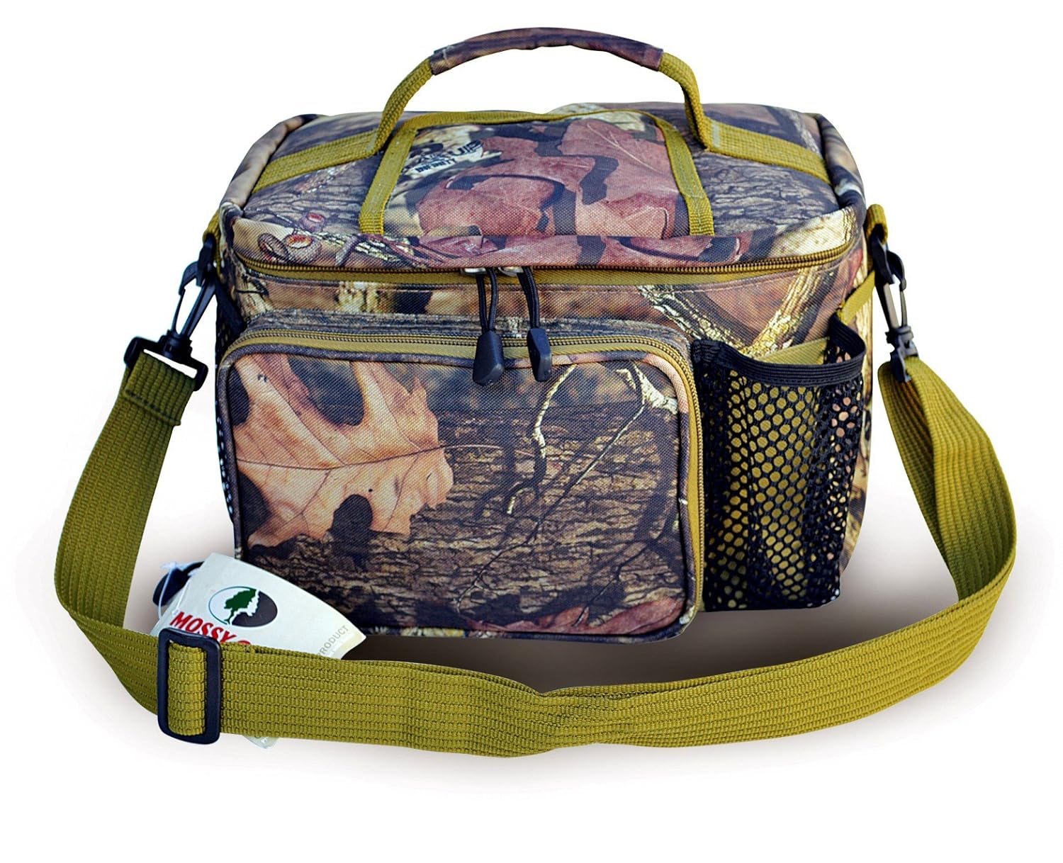 mossy oak camouflage portable cooler tactical bag lunch box