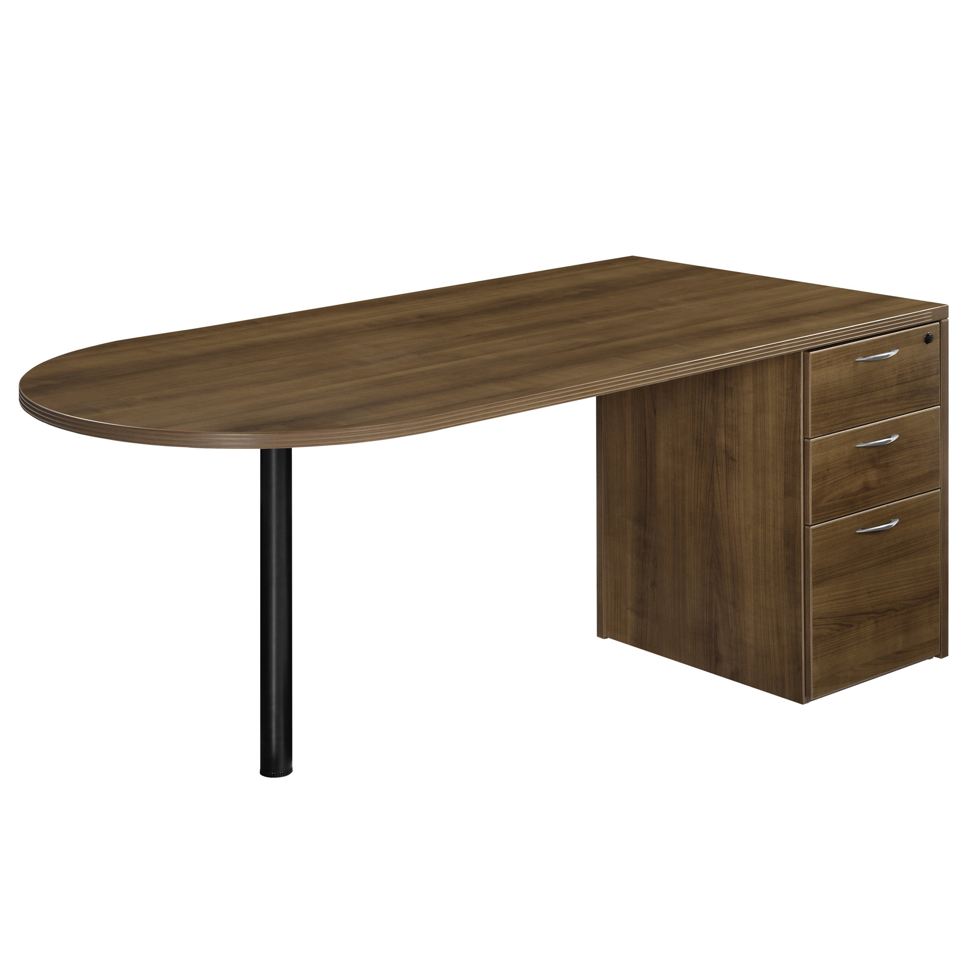 Peninsula Desk Home Office Flexsteel Contract Fairplex Peninsula Computer Desk