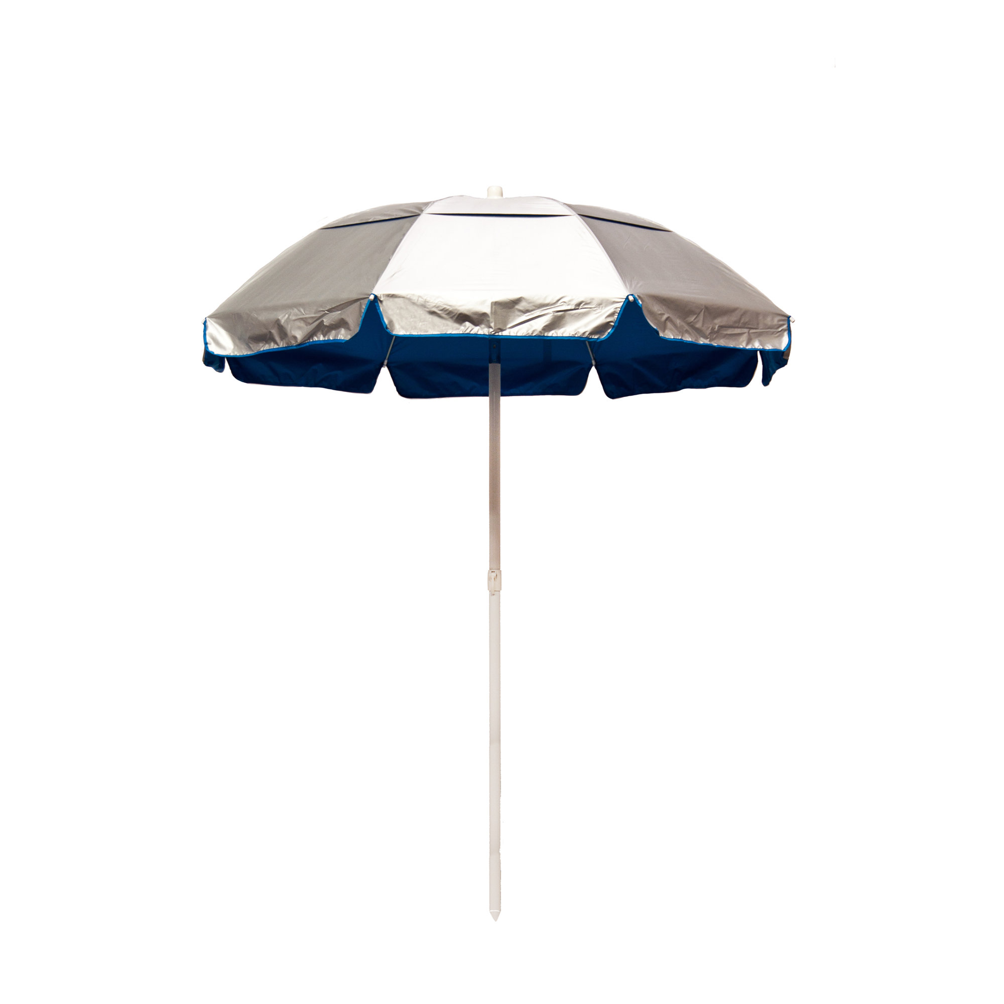 Frankford Umbrellas Ft101 Pbu Liuard 6 Beach Umbrella Fabric Frankford Umbrellas Liuard 6 Beach Umbrella Fabric Silver Pacific Blue