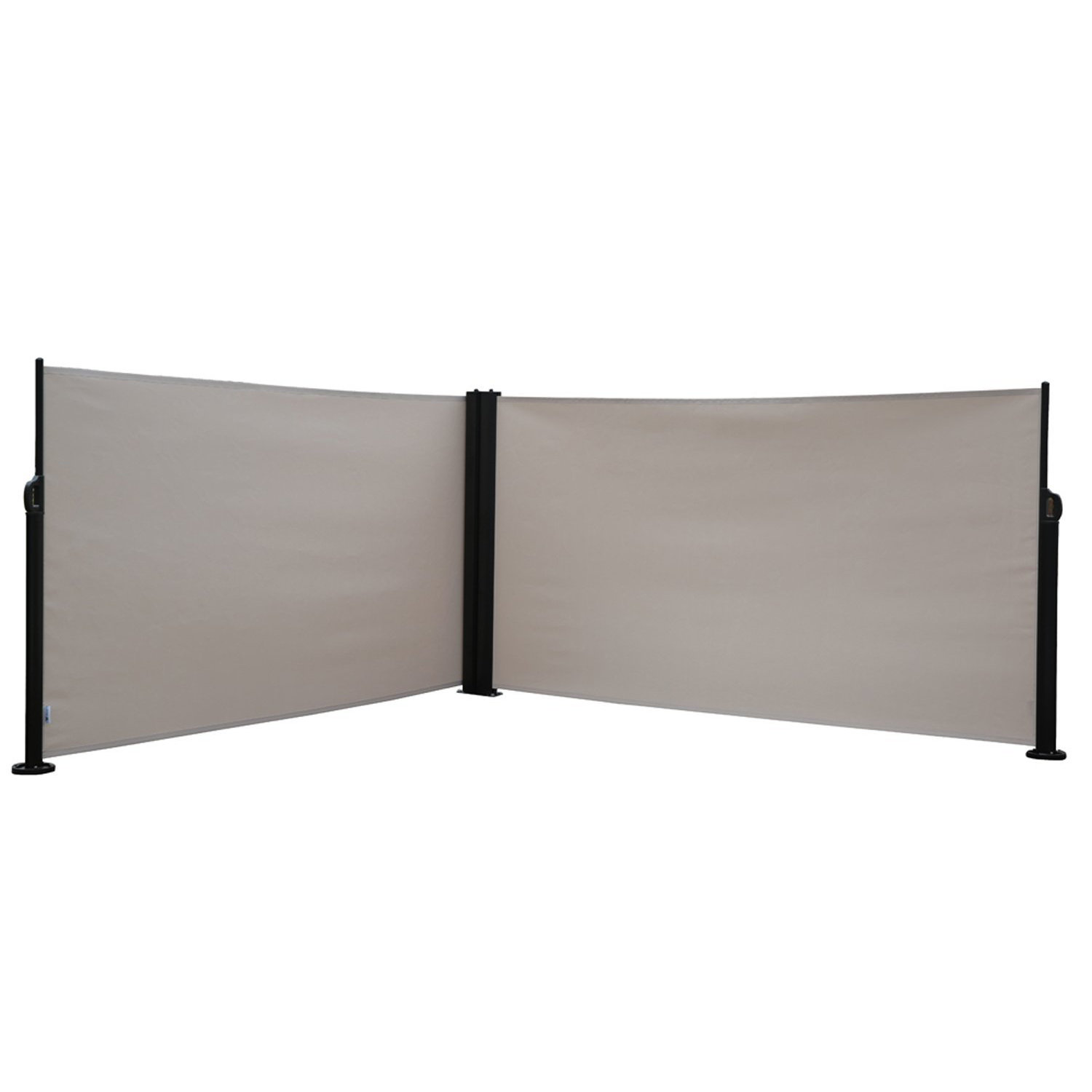 Abba Patio Apfsd1660b 62 4 X 236 Retractable Folding Screen Abba Patio 62 4 X 236 Retractable Folding Screen Fence Privacy 2 Panel