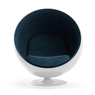 aeon furniture ball chair upholstery dark blue