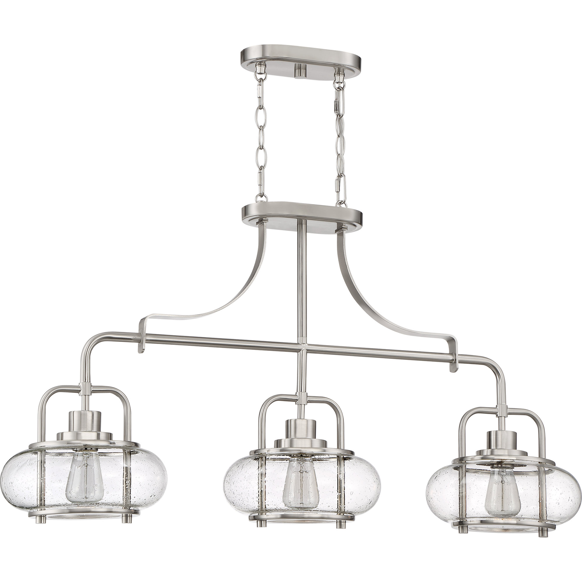 Beachcrest Home Braxton 3 Light 60w Kitchen Island Pendant