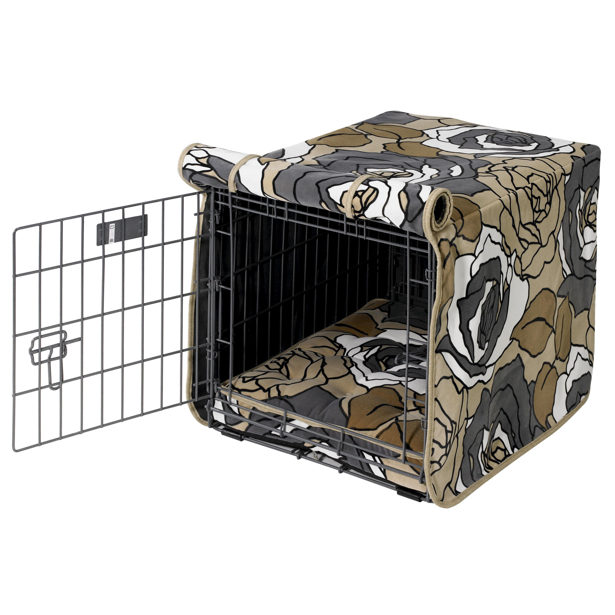 Bowsers Luxury Dog Crate Cover Size Large 33 H X 30 W 48 D Bowsers Luxury Dog Crate Cover Size Large 33 H X