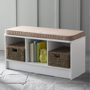 Closetmaid Cubicals Shoe Storage Bench Color White