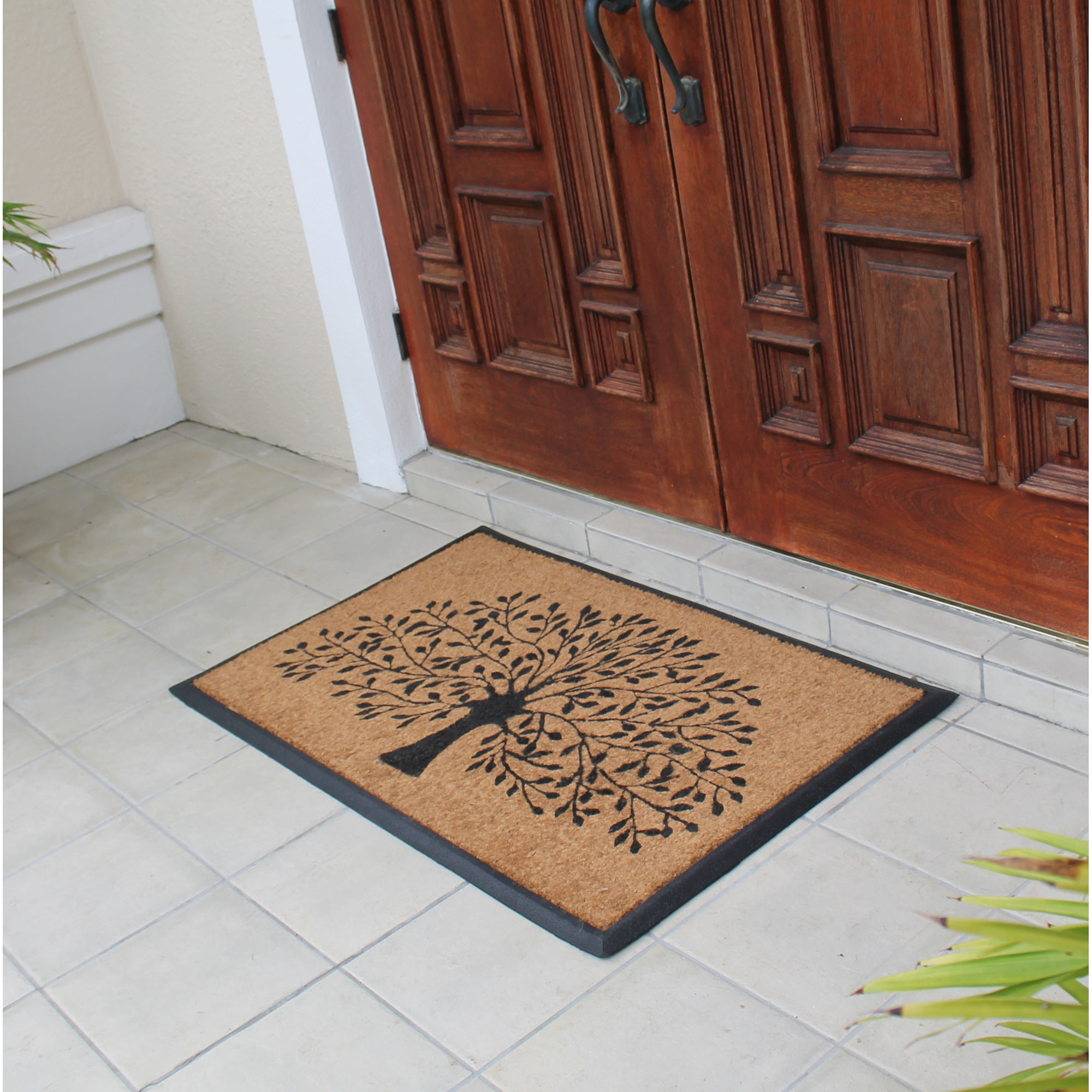 Darby Home Co Norwich Tree Doormat Rug Size Rectangle 2 6 X 3 11 Darby Home Co Norwich Tree Doormat Rug Size Rectangle 2 6