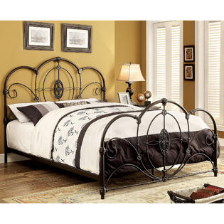 Fleur De Lis Living Doreen Panel Bed Size King Color White