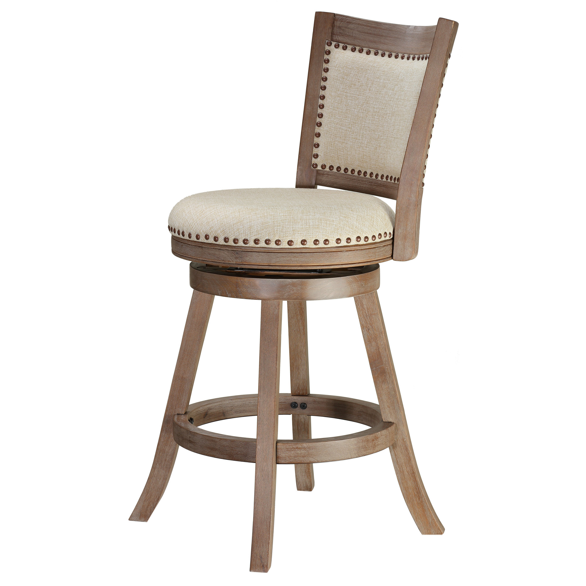 Gracie Oaks Dorrell 25 Swivel Bar Stool