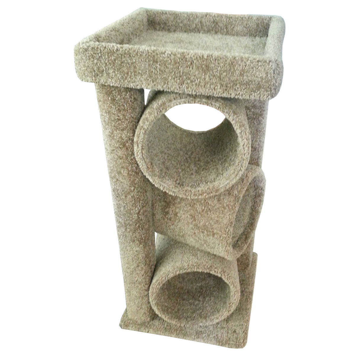 New Cat Condos 44 Premier Triple Perch Color Brown New Cat Condos 44 Premier Triple Perch Color Brown