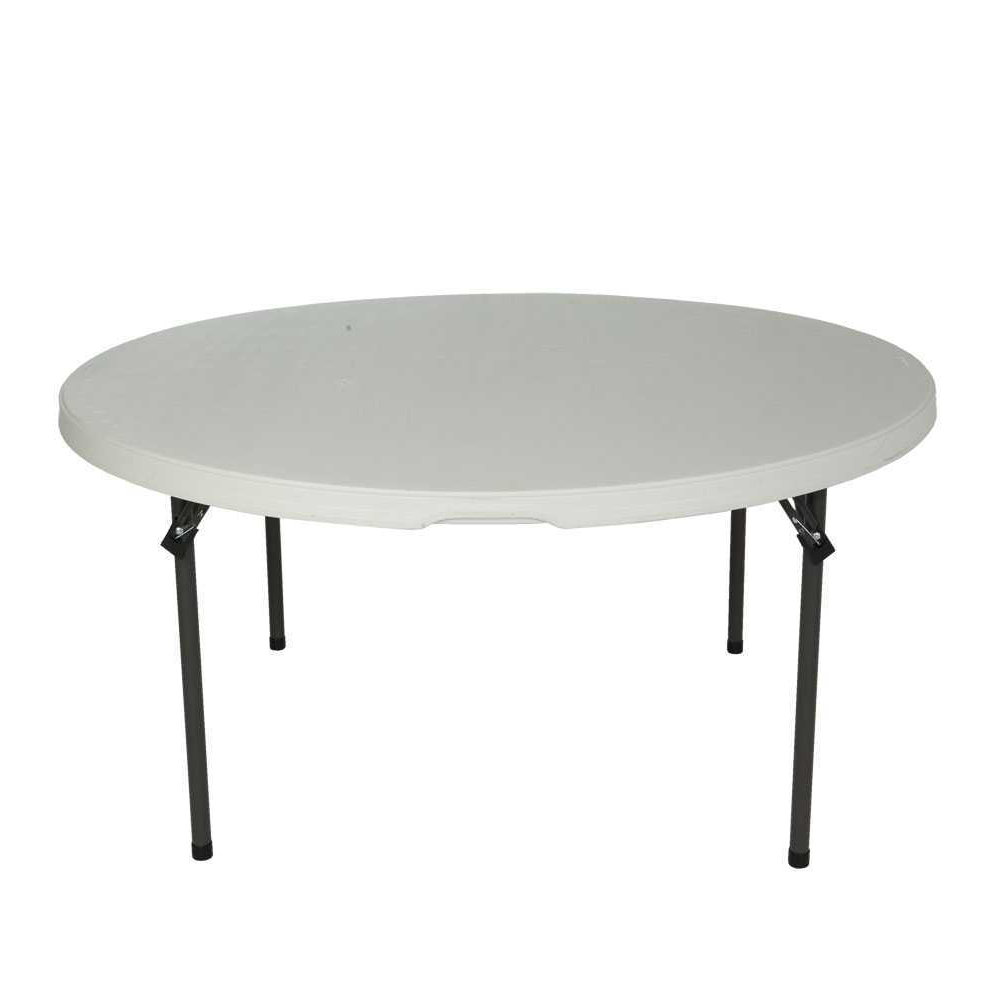Lifetime 60 Round Folding Table Finish Almond Bronze Lifetime 60 Round Folding Table Finish Almond Bronze