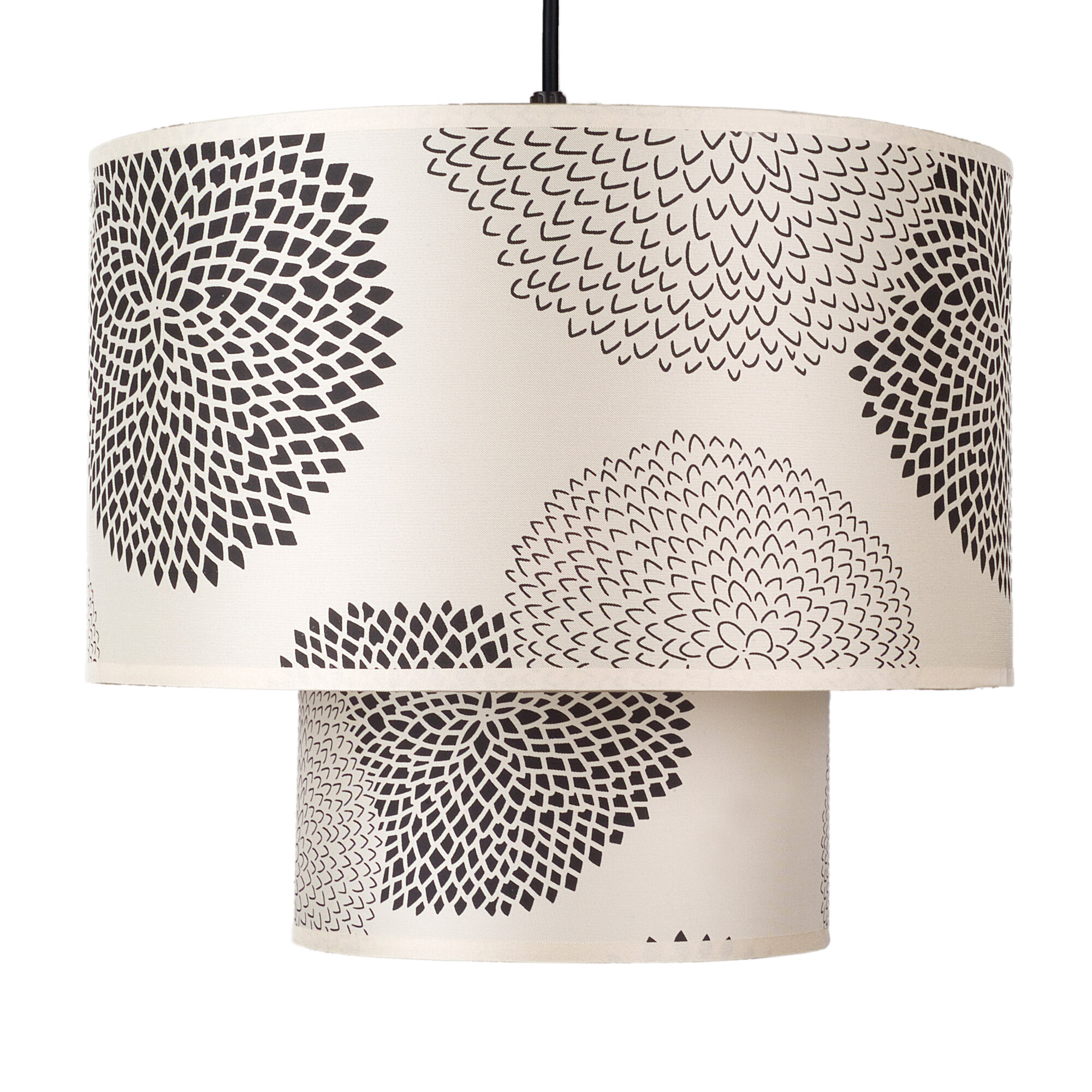 Lights Up! Deco 1-Light Drum Pendant Shade Color: Anna Red