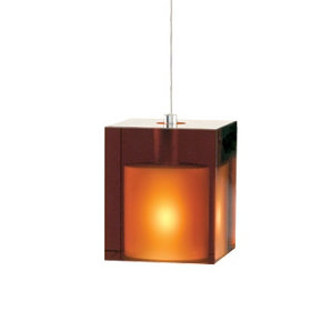 Tech Lighting Cube 1 Light Mini Pendant Gl Finish Amber Tech Lighting Cube 1 Light Mini Pendant Gl Finish Amber