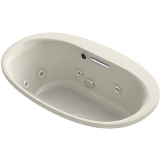 Kohler Underscore Oval Drop In Whirlpool Bath With Heater