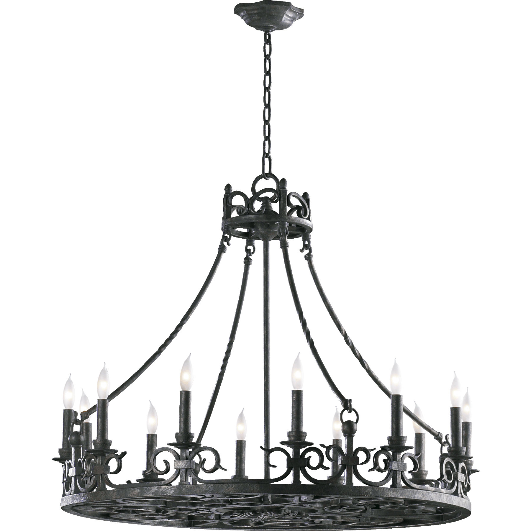 Ceiling Fans With Lights Hampton Bay Sears Quorum Lorenco 12 Light Candle Style Chandelier