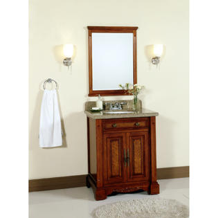 Lanza 28 Single Bathroom Vanity Set With Mirror