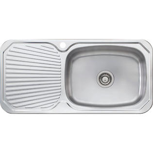 Oliveri Brisbane 38 63 X 18 88 Single Large Bowl Kitchen Sink