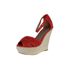Qupid Women's Finder-161 Wedge Sandals
