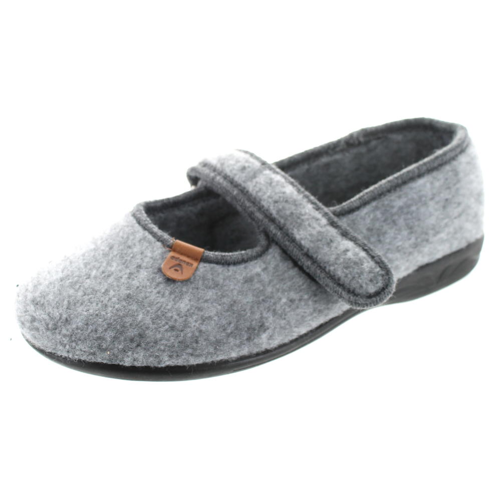 Sc Home Collection Womens Felt Closed Toe Mary Jane Slippers