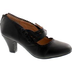 Static Footwear Womens 36-Mina4 Closed Toe Mary Jane High Heel Shoes