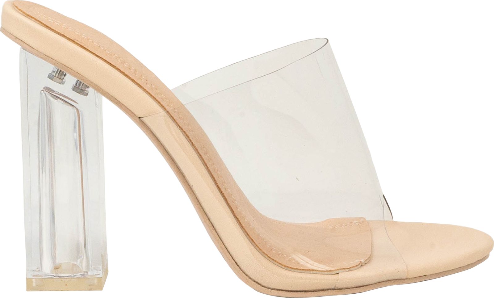 Static Footwear Translucent Block High Clear Heels Mule Open Toe Sandals static-footwear-translucent-block-high-clear-heels-mule-open-toe-sandals