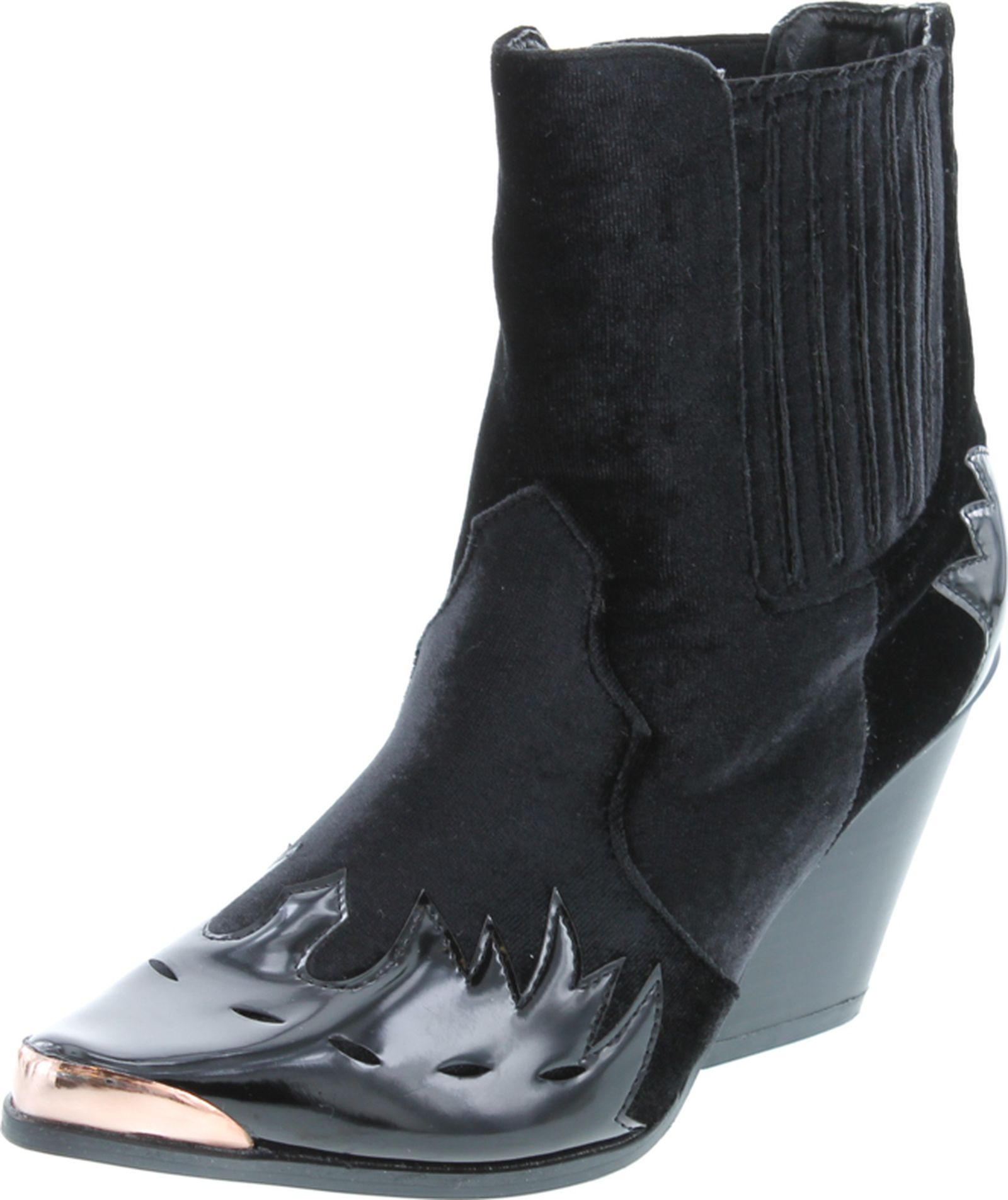 CAPE ROBBIN Cape Robbin Women Flame Pattern Cowboy Boot  display picture 1