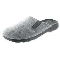 Sc Home Collection Mens Closed Toe Open Back Elastic Gore Slippers