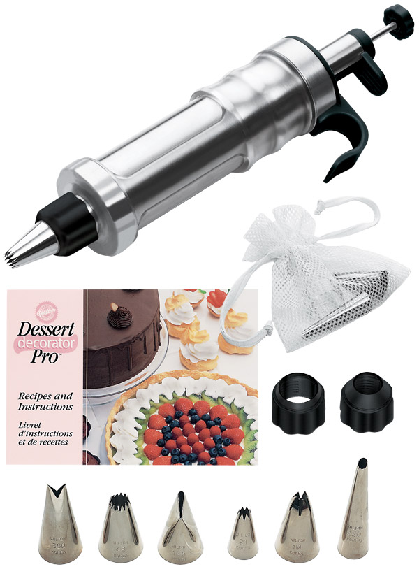 Wilton Dessert Decorator Pro Tool Ergonomic 6 Tips 2 Couplers
