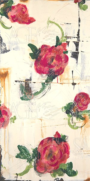 sagebrush fine art a rose is a rose i by melissa lyons 8 x 16 art