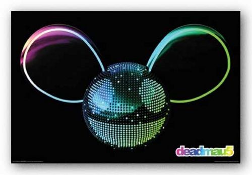 Nmr Distribution Deadmau5 Logo 36 X24 Art Print Poster