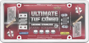 Cruiser Accessories Ultimate Tuf Combo Chrome Plastic Frame Combo Pack