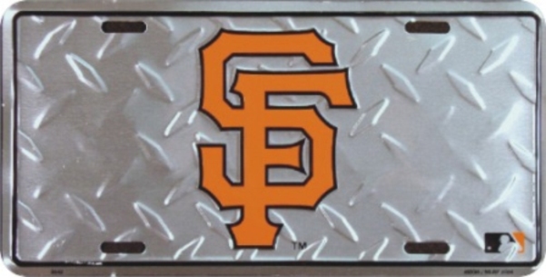 Dixie Seal and Stamp San Francisco Giants Diamond License Plate