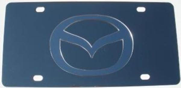 Eurosport Daytona Mazda Stainless Steel License Plate