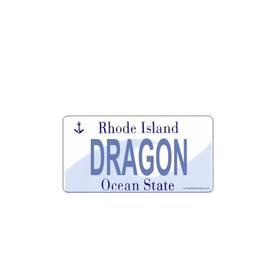 License Plates Online Design It Yourself Custom Rhode Island Plate. Free Personalization on Plate