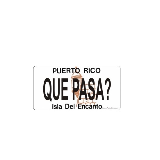 License Plates Online Design It Yourself Custom Puerto Rico Plate. Free Personalization on Plate
