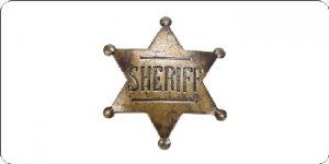 License Plates Online Sheriff Badge Photo License Plate