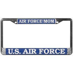 Mitchell Proffitt U.S. Air Force Mom Chrome License Plate Frame  Free Screw Caps with this Frame