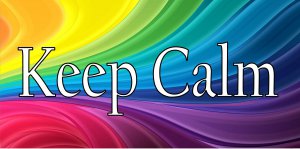 License Plates Online Keep Calm Rainbow Colors Photo License Plate