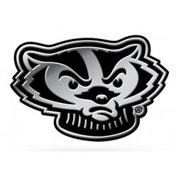 Rico Wisconsin Badgers NCAA Plastic Auto Emblem