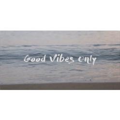License Plates Online Good Vibes Only Beach Photo License Plate