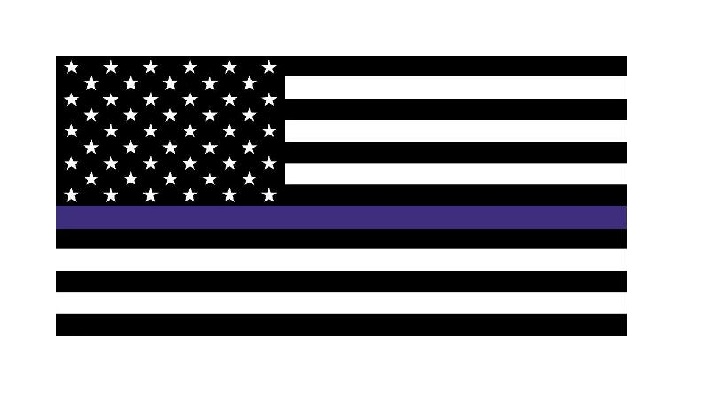 License Plates Online Police Thin Blue Line American Flag Photo License Plate