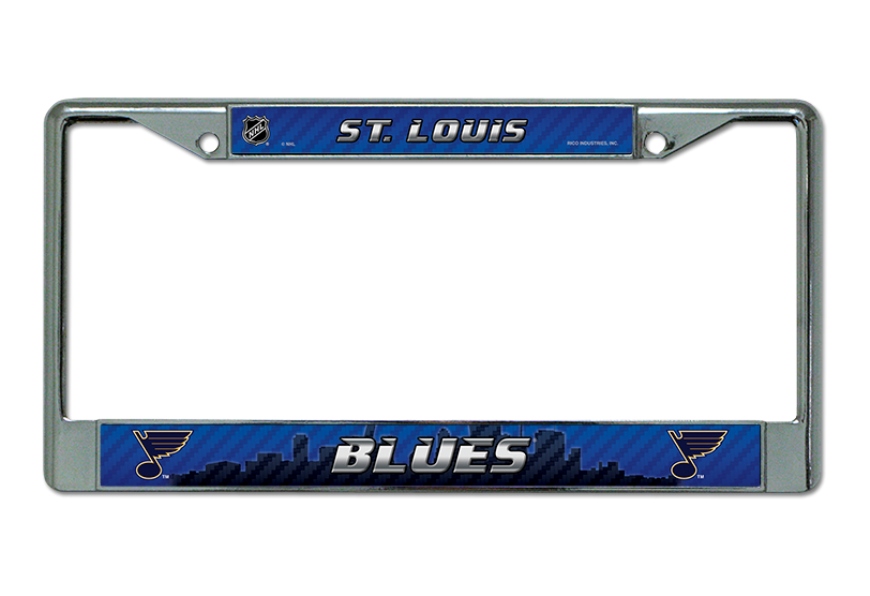 Rico St. Louis Blues Chrome License Plate Frame