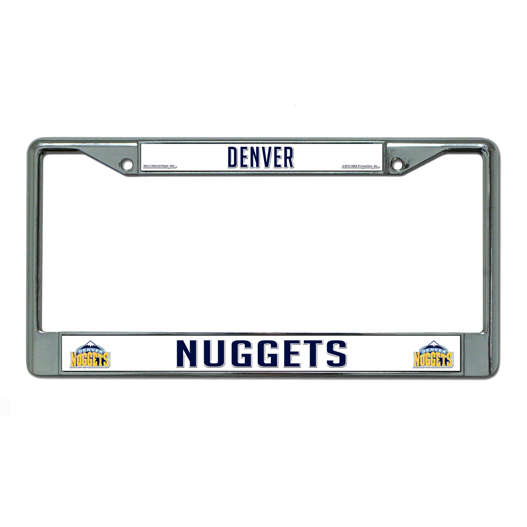 Rico Denver Nuggets Chrome License Plate Frame