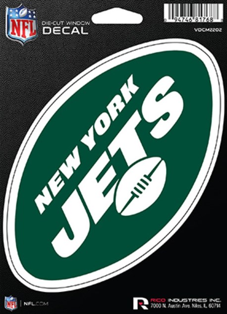 Rico New York Jets Die Cut Vinyl Decal