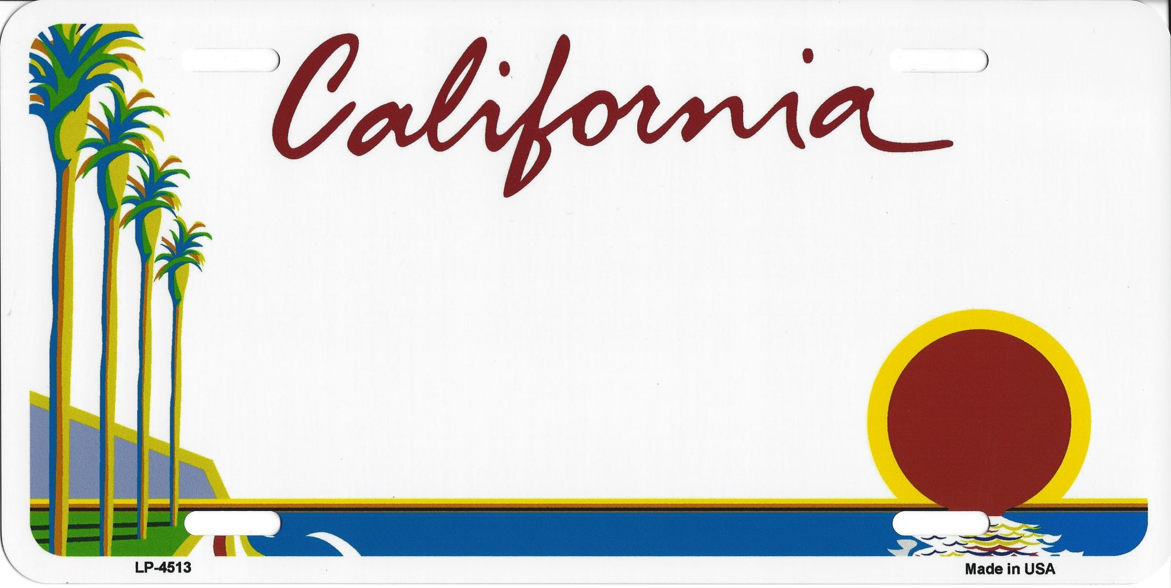 Smart Blonde California License Plate
