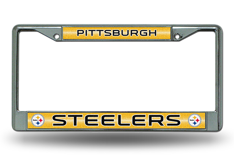 Rico Pittsburgh Steelers Glitter Chrome Frame