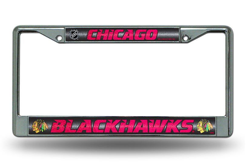 Rico Chicago Blackhawks Glitter Chrome Frame