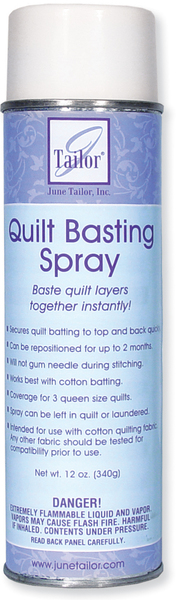 June Tailor Quilt Basting Spray 12 Ounces June Tailor Quilt Basting Spray 12 Ounces