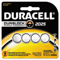 Duracell 8975849 Button Cell Lithium Battery 2025 4 Pk