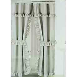 Double Swag Shower Curtains From Sears Double Swag Shower Curtains From Sears